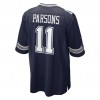 Maillot Dallas Cowboys Micah Parsons 11 Nike Bleu Marine 2021 NFL Draft  - Homme